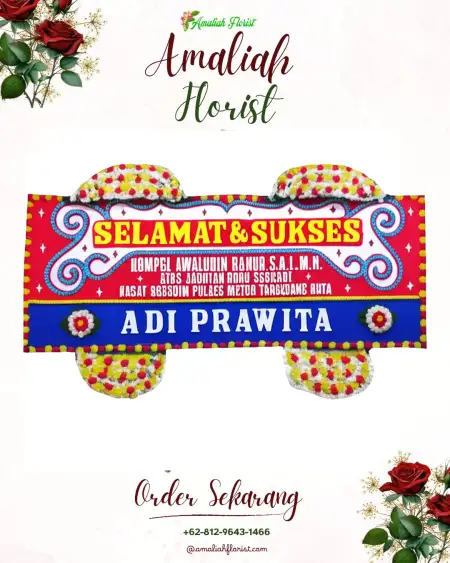 Papan Bunga Ucapan Selamat Wonokusumo